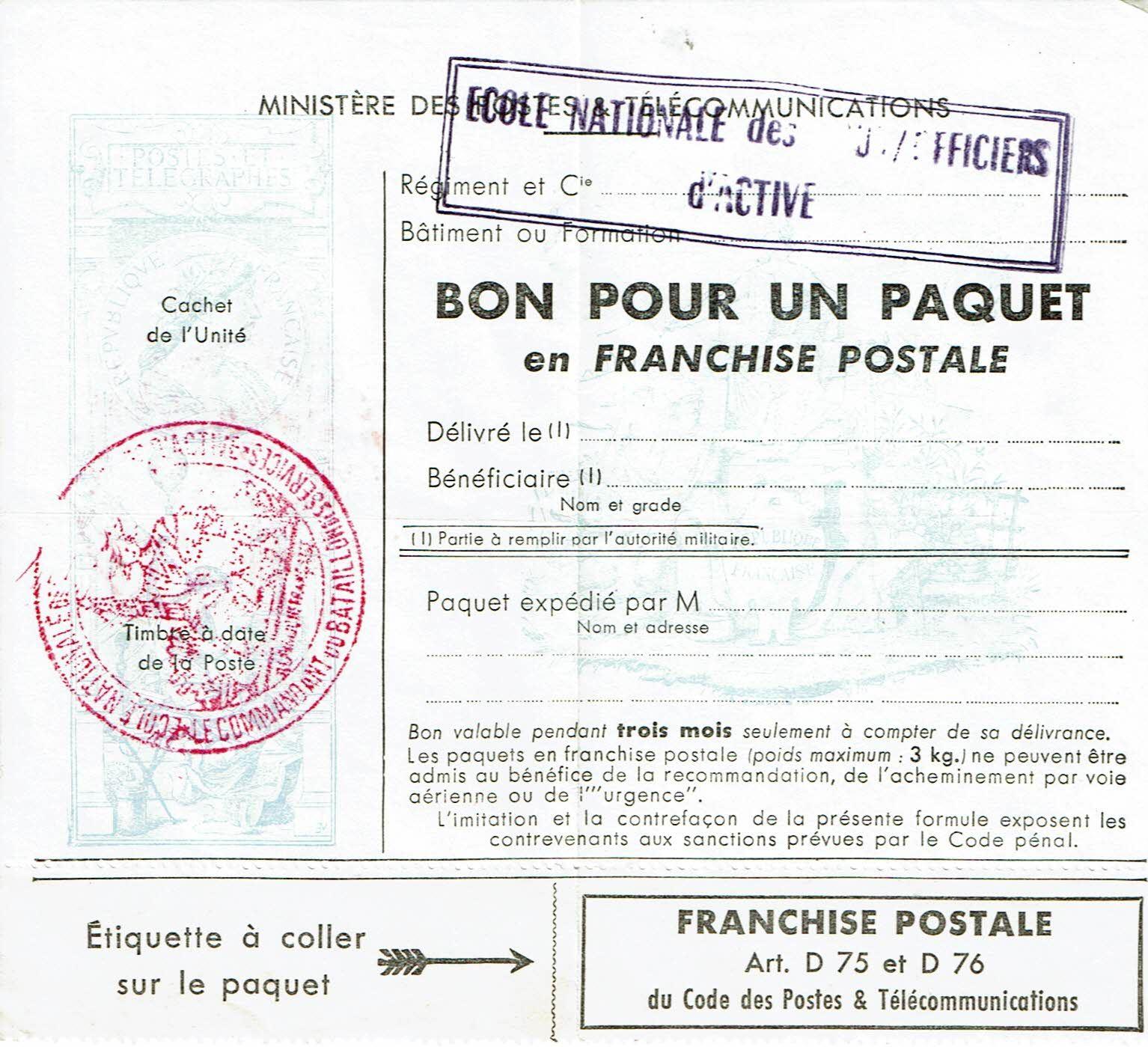 Bon de colis
