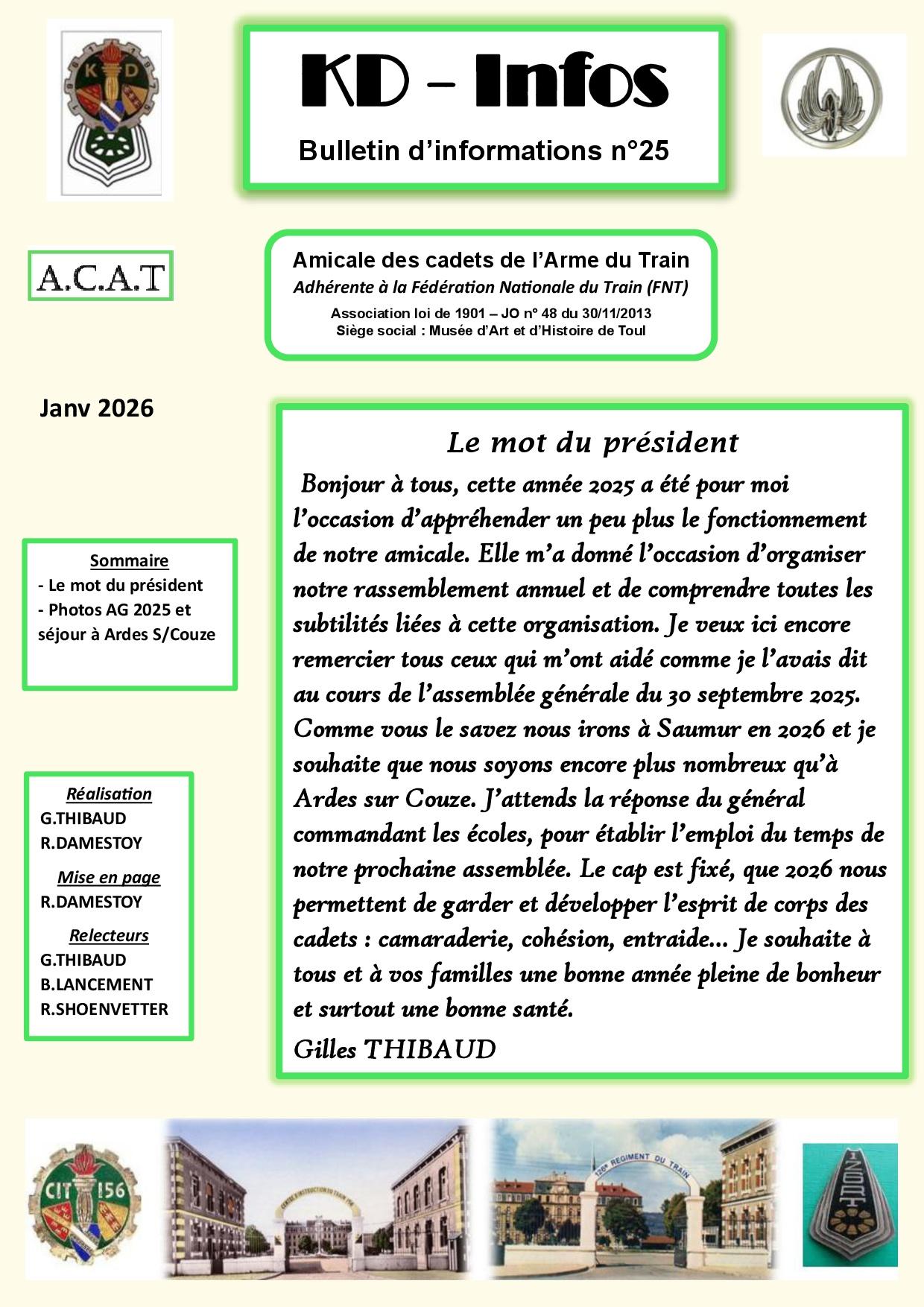 Kd infos n 25 001